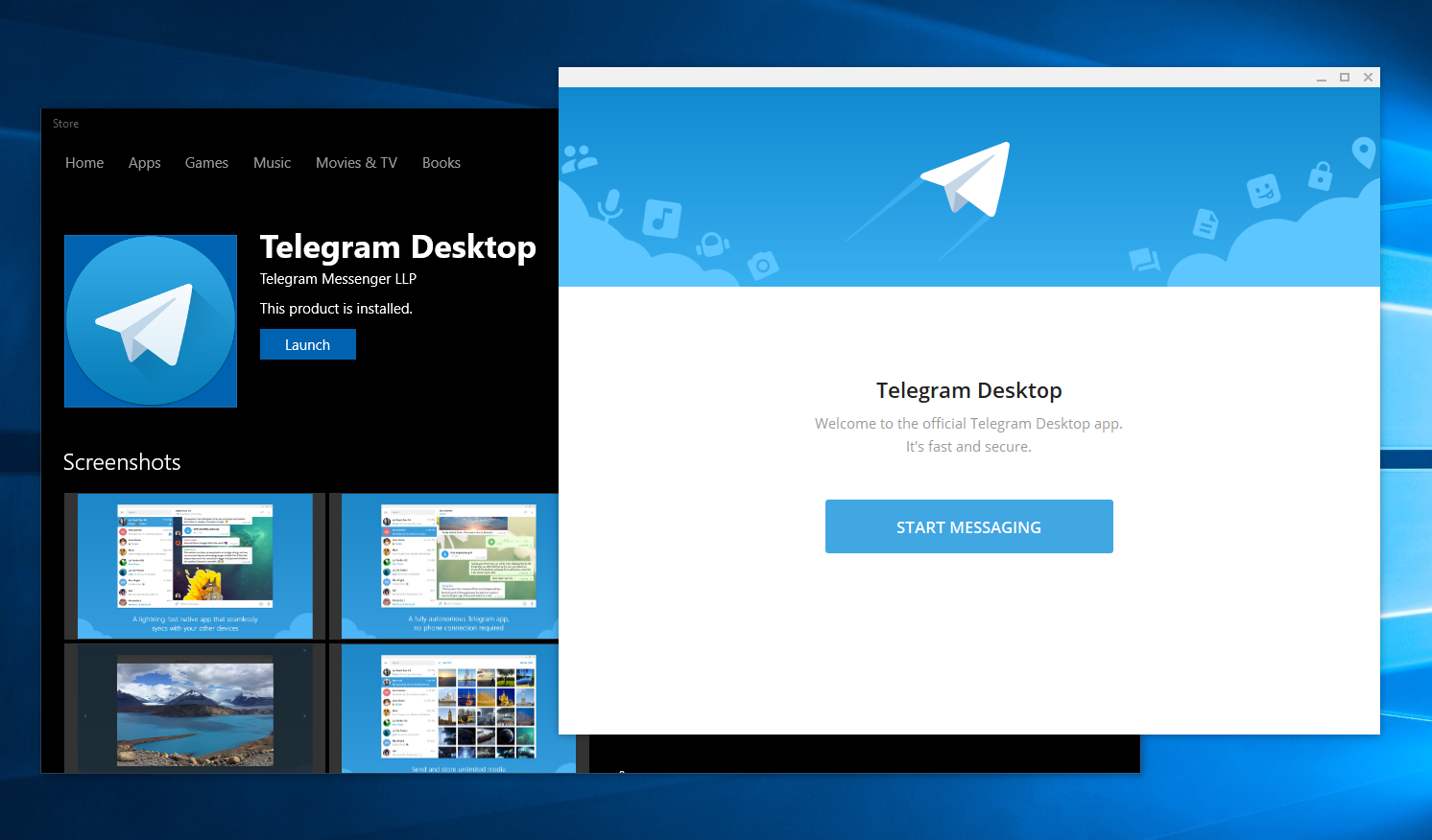 telegram app for pc windows 10